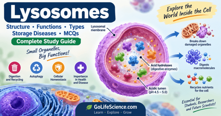 Lysosomes: Structure, Functions, Types, Formation, and Lysosomal Storage Diseases Lysosomes - structure and Functions