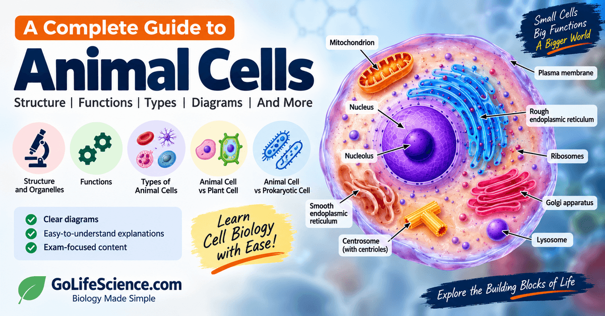 Animal Cells: Structure, Parts, Functions, Types & Labeled Diagram animal cells - complete guide